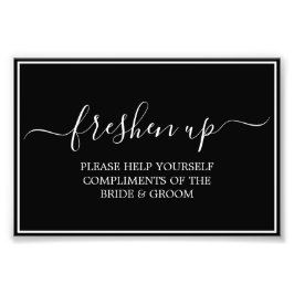 "Morgana Wedding Suite" Freshen Up- Badezimmer-Zei Fotodruck