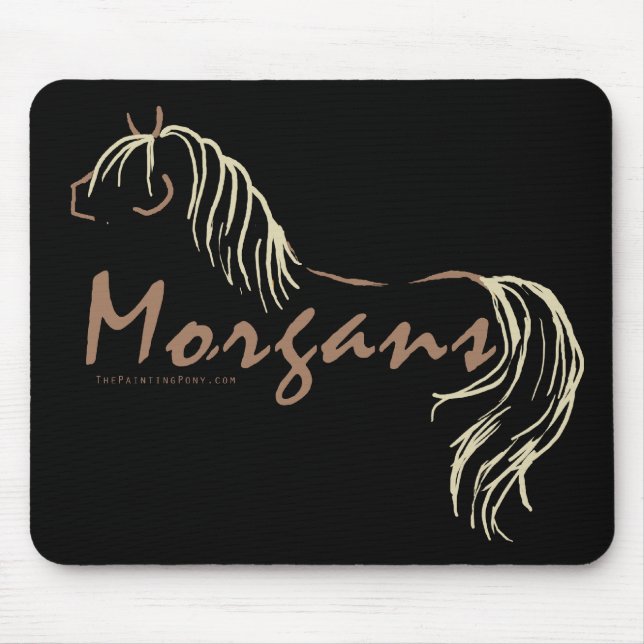 Morganpferde Mousepad (Vorne)