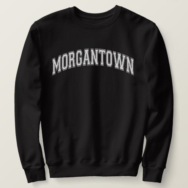 MORGANTOWN University Style America Uni Sweatshirt (Design vorne)