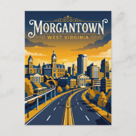 Morgantown USA Postkarte
