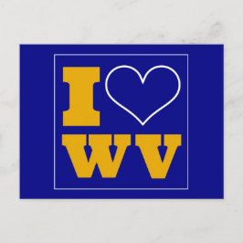 Morgantown (WV) Einladung Tailgate Postkarte