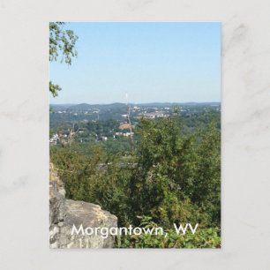 Morgantown WV Photo from Dorseys Knob Postcards Postkarte