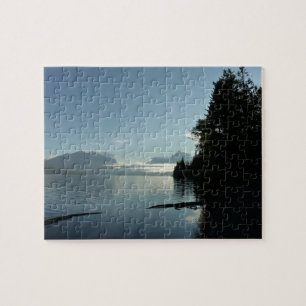 Morgen am Lake McDonald im Glacier-Nationalpark Puzzle