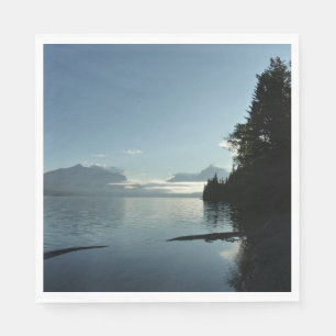 Morgen am Lake McDonald im Glacier-Nationalpark Serviette