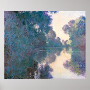 Morgen an der Seine: Claude Monet Impressionist Poster