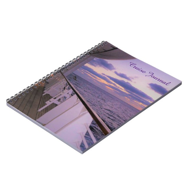 Morgen auf Bord Cruise Journal Notizblock (Linke Seite)