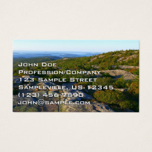 Morgen auf dem Cadillac Mountain in Acadia