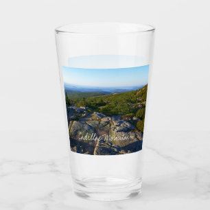 Morgen auf dem Cadillac Mountain in Acadia Glas