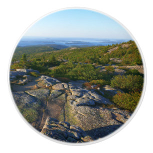 Morgen auf dem Cadillac Mountain in Acadia Keramikknauf