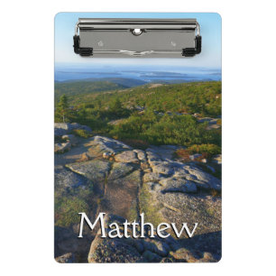 Morgen auf dem Cadillac Mountain in Acadia Mini Klemmbrett