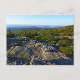 Morgen auf dem Cadillac Mountain in Acadia Postkarte