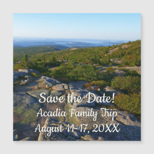 Morgen auf dem Cadillac Mountain Save the Date Magnetkarte