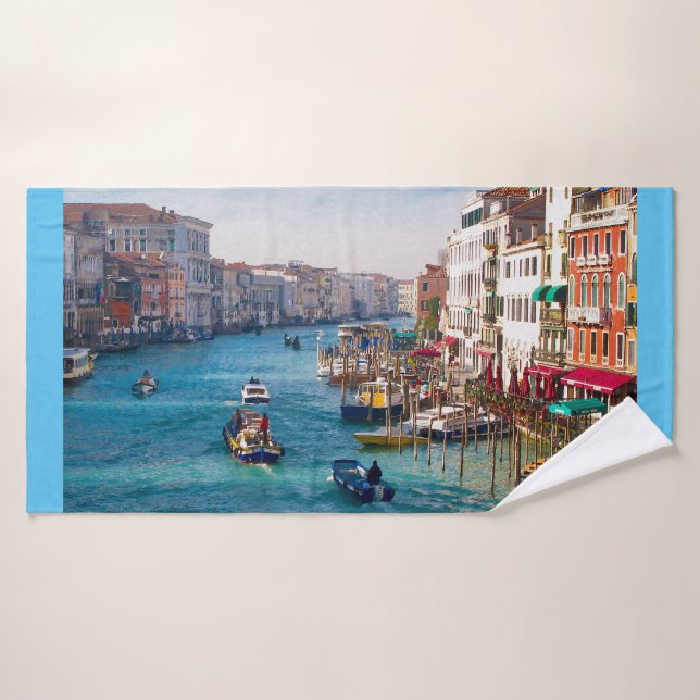 MORGEN AUF DEM GRAND CANAL Bath Set (Badehandtuch)