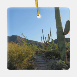 Morgen auf dem King Canyon Trail Keramikornament