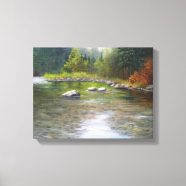 Morgen auf der Stretched Leinwand