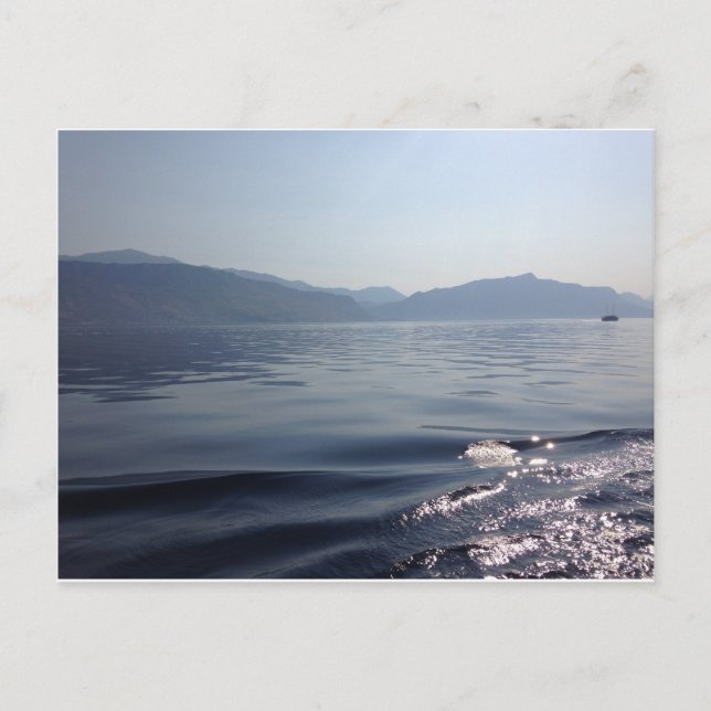 Morgen auf See Postkarte (Vorderseite)