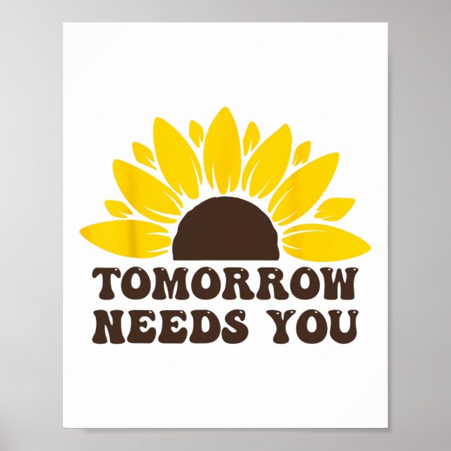 Morgen brauchen Sie Selbstbewusstsein bei der Präv Poster (Vorne)