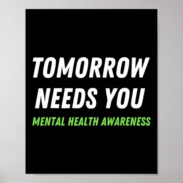 Morgen brauchen Sie Selbstbewusstsein bei der Präv Poster (Vorne)