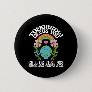 Morgen braucht 988 Auszeichnungen zur Suizidpräven Button