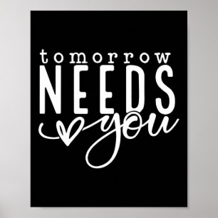 Morgen braucht dich Psychische Gesundheitsprobleme Poster