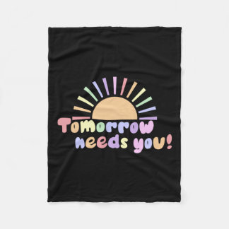 Morgen braucht ihr! fleecedecke