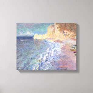 Morgen Claude Monets   bei Etretat Leinwanddruck