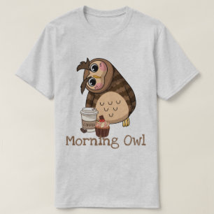 Morgen-Eule-T-Shirt T-Shirt