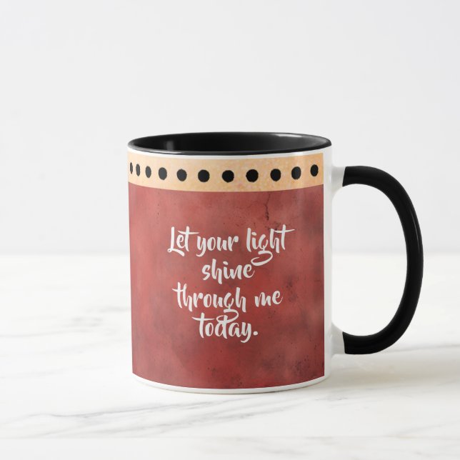 Morgen-Gebets-Kaffeetasse Tasse (Rechts)