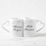 Morgen herrlich, hallo hübsche Paar-Tasse Liebestassen<br><div class="desc">Perfektes Geschenk für Paare und Jungvermählten.</div>