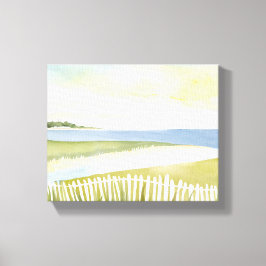 Morgen in Chatham | Cape Cod Aquarellmalerei Leinwanddruck