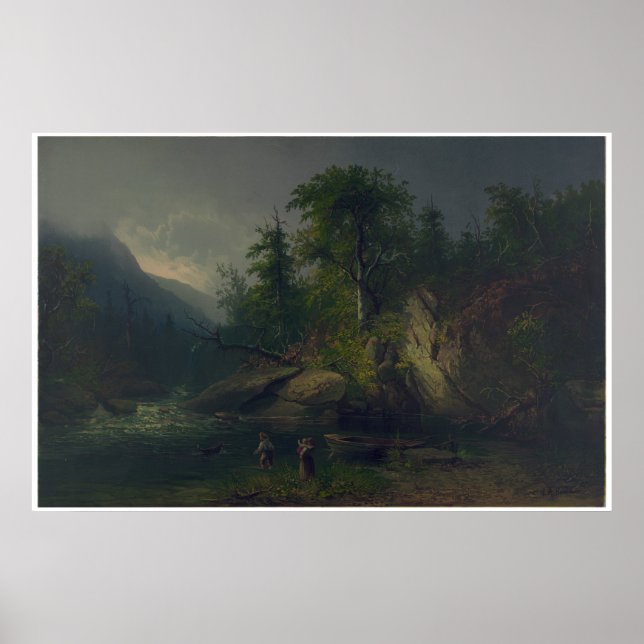 Morgen in den Adirondacks Poster (Vorne)