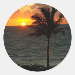 Morgen ist kaputt runder aufkleber