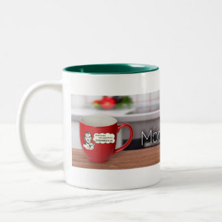 Morgen-Joe-Kaffeetasse Zweifarbige Tasse