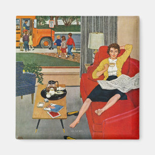 Morgen-Kaffeepause Magnet