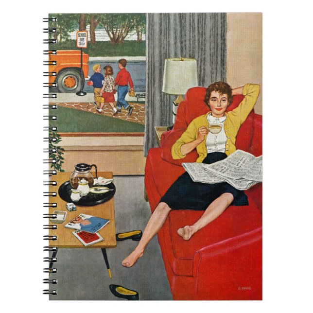 Morgen-Kaffeepause Notizblock (Vorderseite)