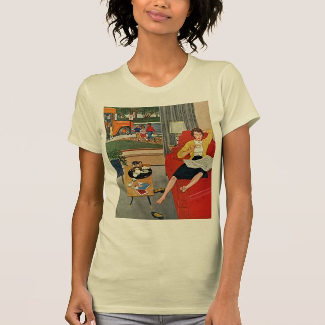 Morgen-Kaffeepause T-Shirt (Vorderseite)