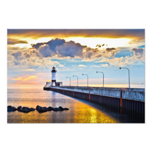 Morgen-Licht Fotodruck