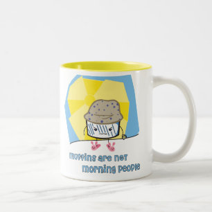 Morgen-Muffin Zweifarbige Tasse