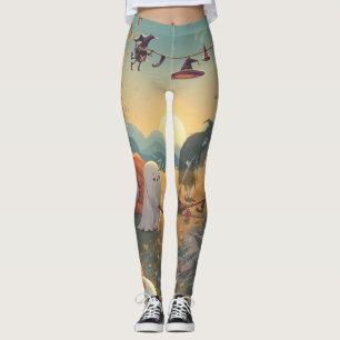 Morgen nach Halloween - Eine gespenstische Aufräum Leggings