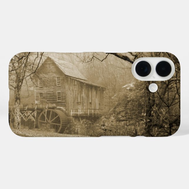 Morgen Nebel Case-Mate iPhone Hülle (Rückseite (Horizontal))
