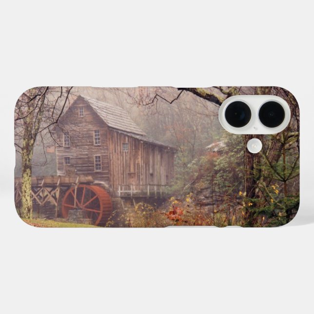 Morgen-Nebel Case-Mate iPhone Hülle (Rückseite (Horizontal))