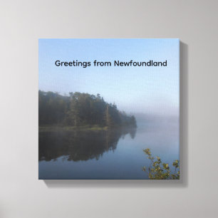 Morgen Nebel  Leinwanddruck