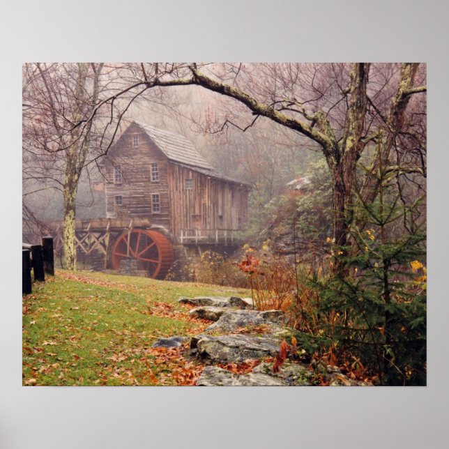 Morgen Nebel Poster (Vorne)