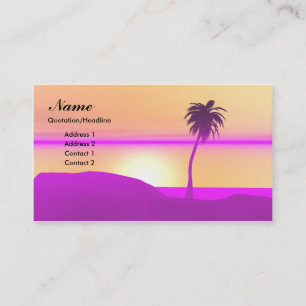Morgen-Palme - Insel Visitenkarte