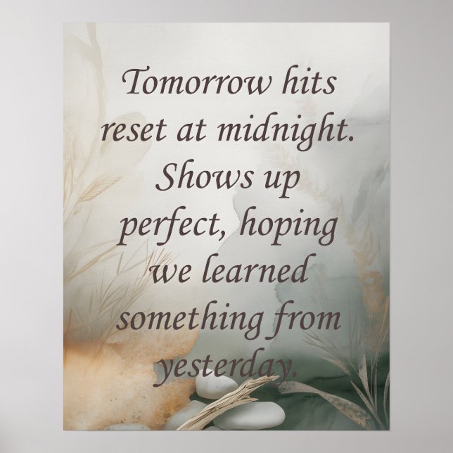 Morgen  poster (Vorne)