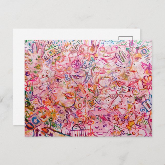 Morgen Postkarte (Vorne/Hinten)