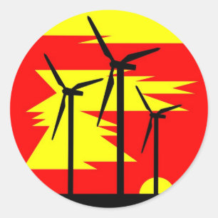 Morgen Runder Aufkleber