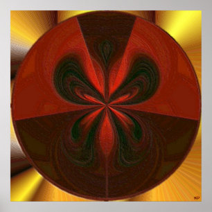 Morgen-Seide-Plakat Poster