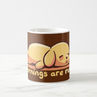 Morgen sind rau kaffeetasse
