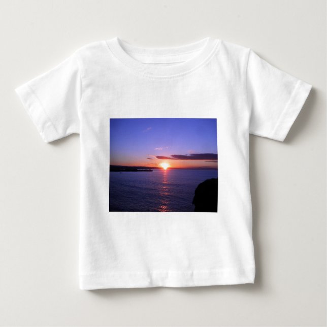 Morgen-Sonnenaufgang Baby T-shirt (Vorderseite)